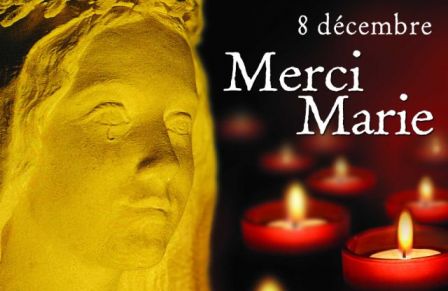 8 décembre - Lyon - Merci Marie