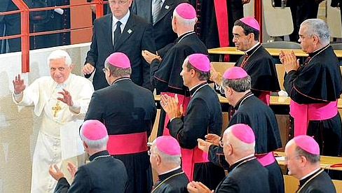 Benoît XVI à Lourdes